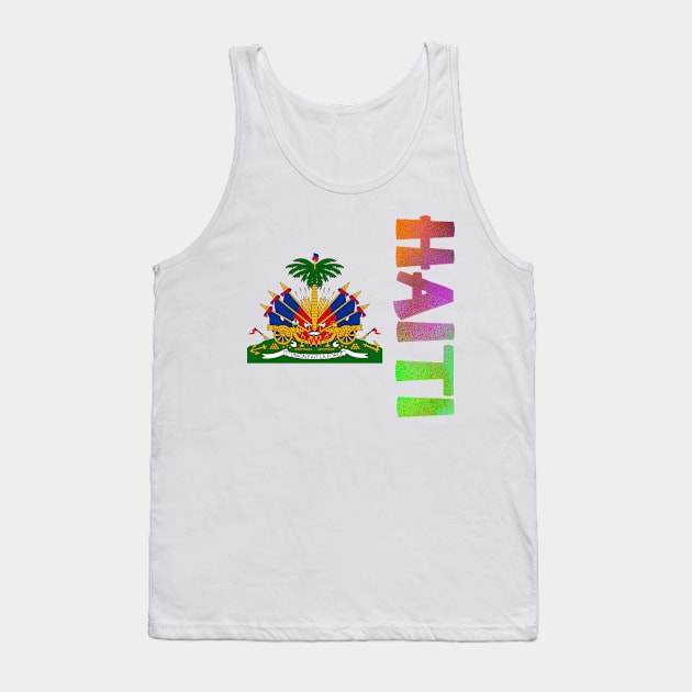 Haiti Coat of Arms Design Tank Top by Naves